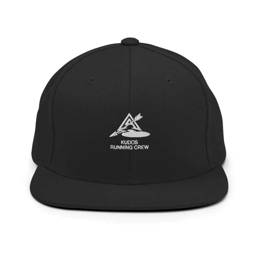Snapback Cap — Black, Club mark