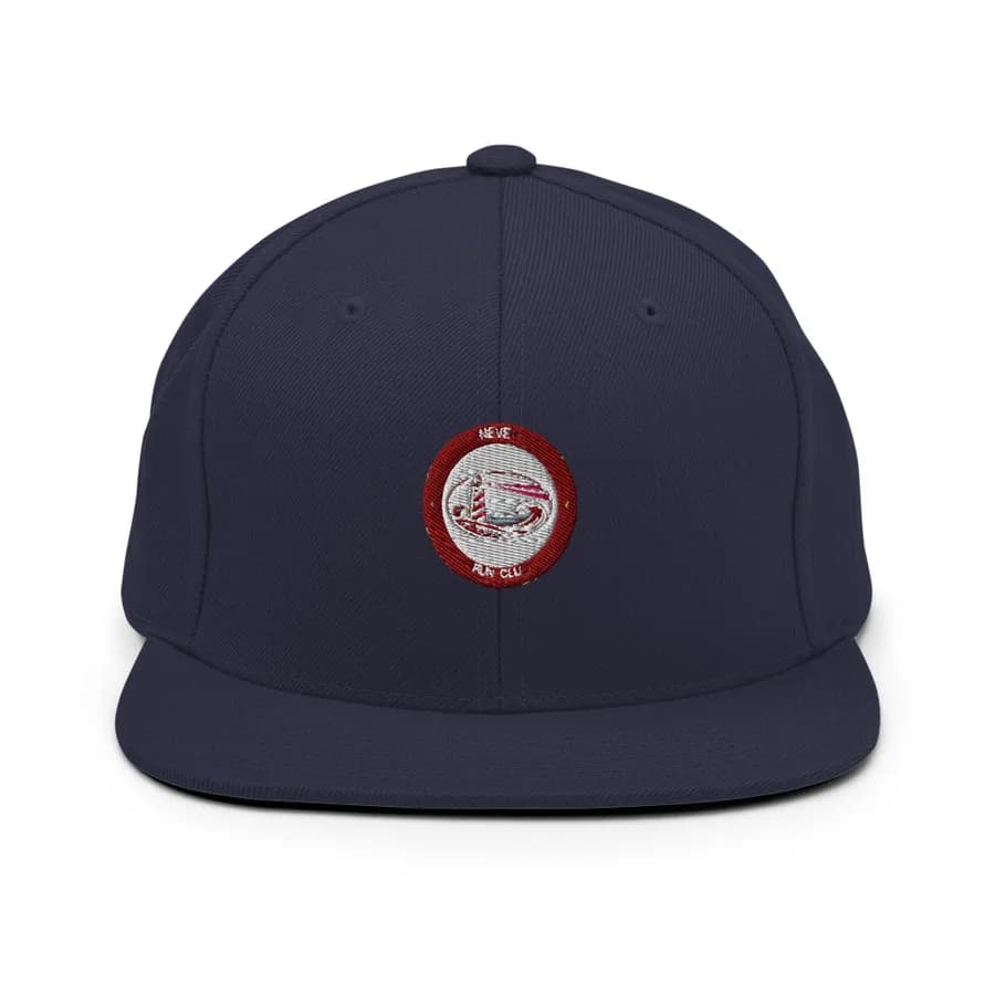 Never Run Club Snapback Cap